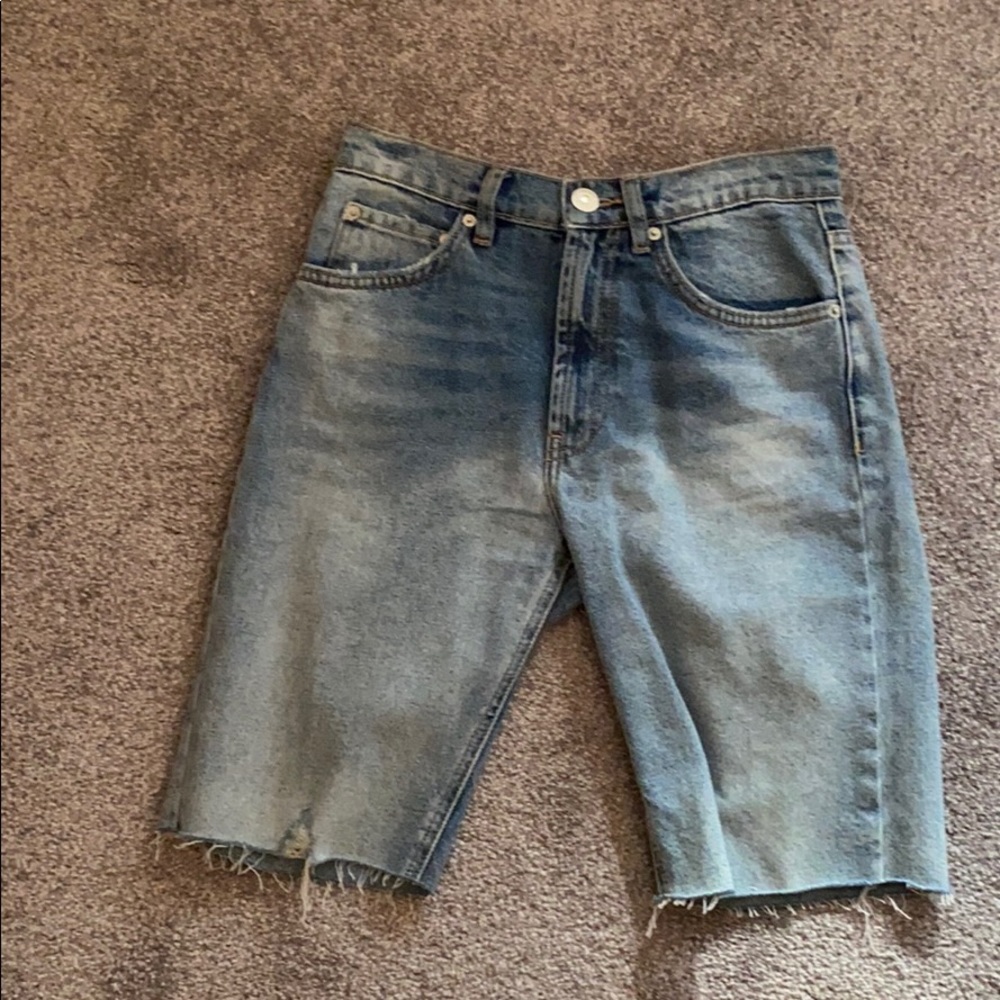 Zara cut off denim shorts